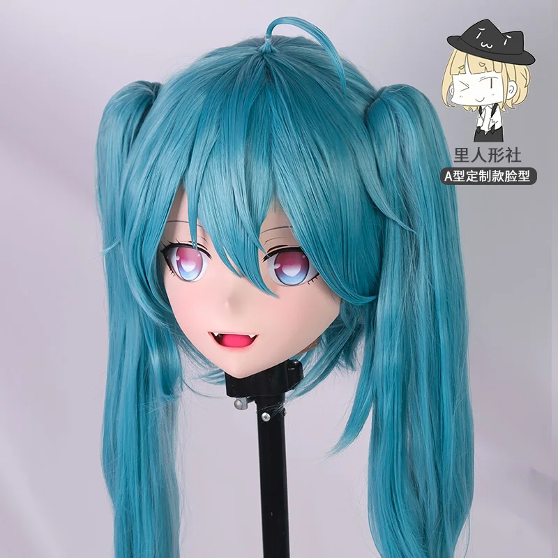 

(A1j)Customize Female/Girl Resin Cosplay Japanese Role Play Anime Character Open Mouth Kigurumi Mask Crossdresser Doll