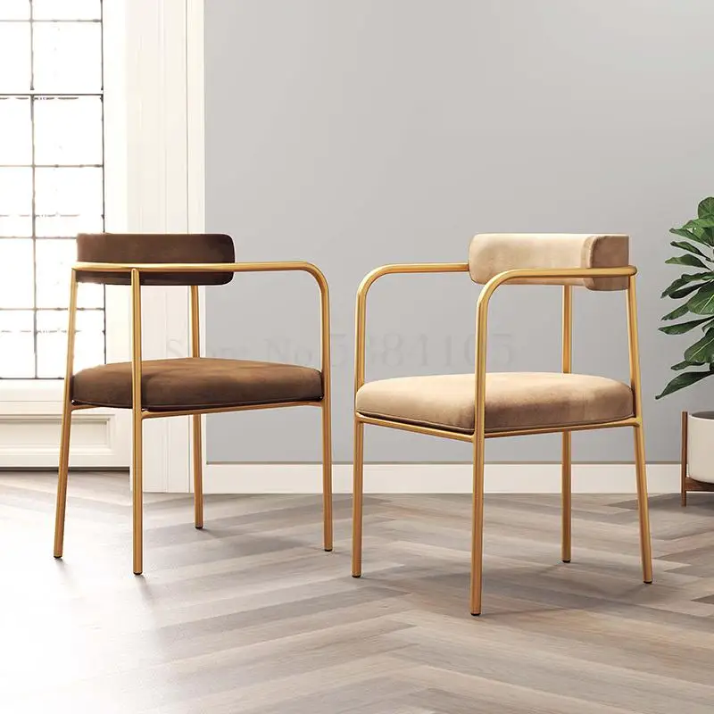 Nordic Back Home Light Luxury Dining Chair Modern Simple Desk Cyber Cafe Computer |