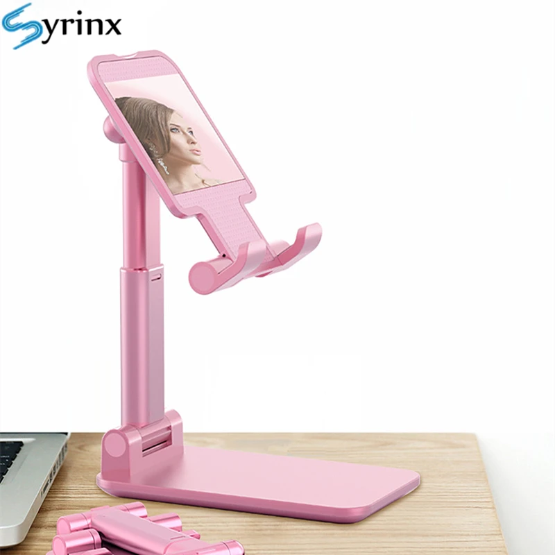 2020 adjustable mirror desktop tablet holder table cell foldable extend support desk mobile phone holder stand for iphone ipad free global shipping