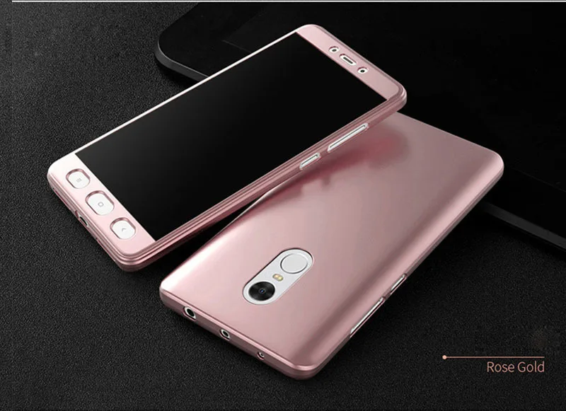 360 чехол для защиты всего тела для Xiaomi Redmi Note 4 X 4X Pro Гибридный чехол для телефона на Xiomi Note4x глобальная версия+ закаленное стекло