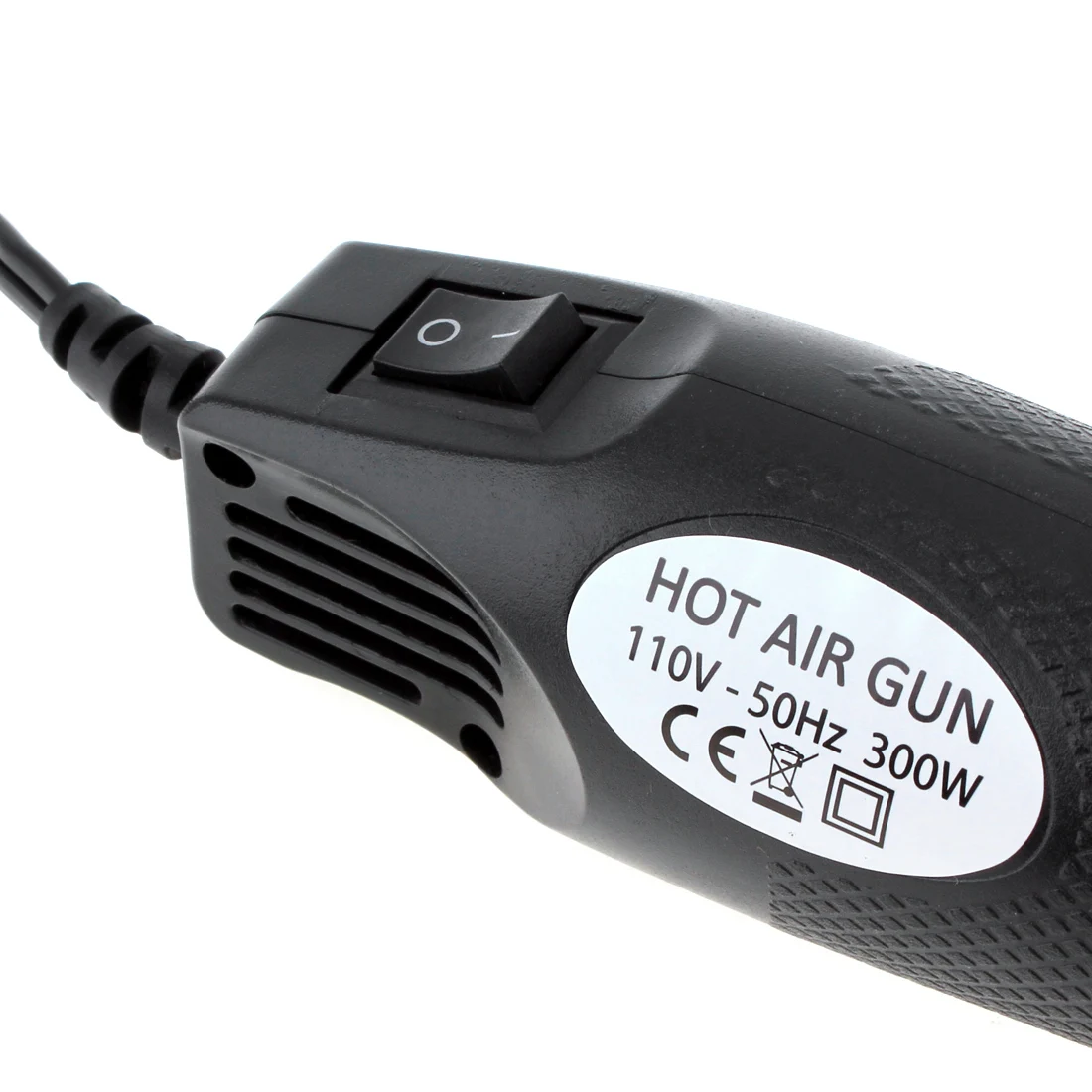 

110V 300W DIY Using Heat Gun Electric Tool with Shrink Plastic and Black Surface for Heating DIY Accessories US Plug