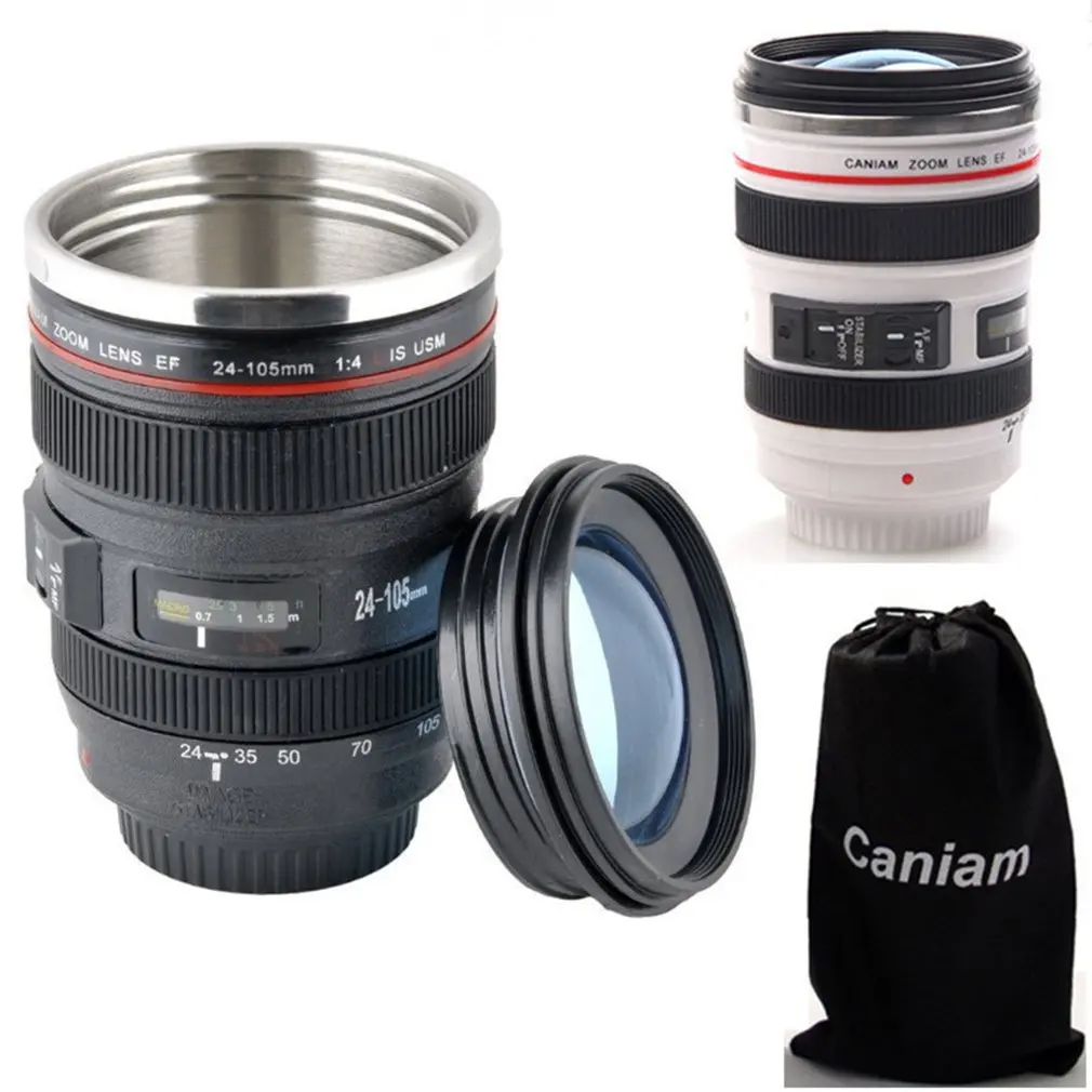 Creative Stylish Cup Lens Sixth Generation Cups Mug With Stainless Steel Inner Liner Household Appliances | Дом и сад