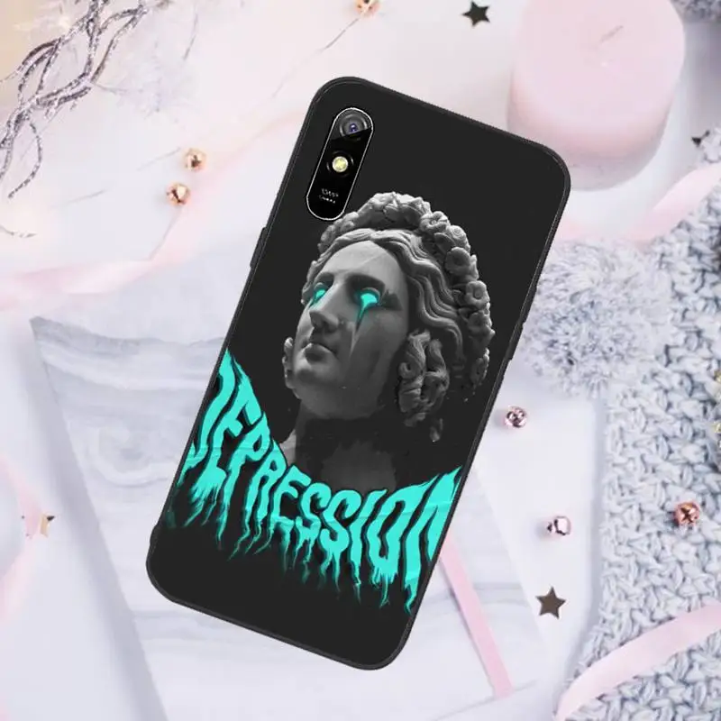 

Phone Case For Xiaomi Mi Redmi Note 7 8 9 pro 8T 9T 9S 9A 10 Lite pro David Medusa plaster art