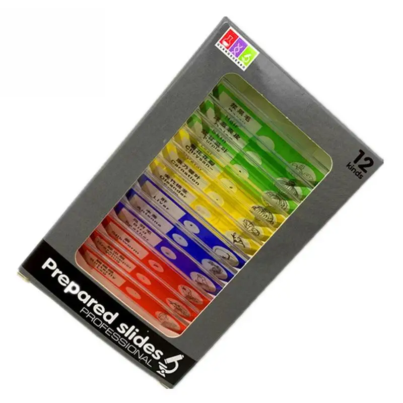 

New Microscope Kit Lab LED 100X-400X-1200X Home School Refined For Kids Biological Educational Microscope Plastic Toy Gift Q1N4