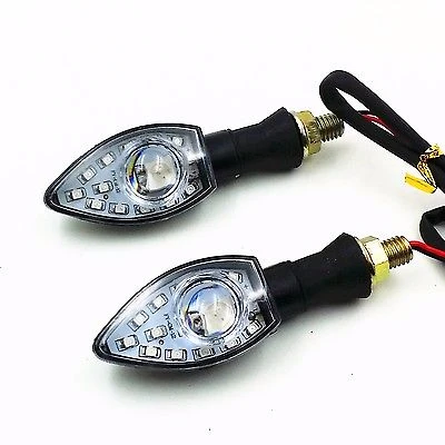 Пара СВЕТОДИОДНЫХ указателей поворота для мотоциклов индикатор Honda Suzuki Yamaha Kawasaki