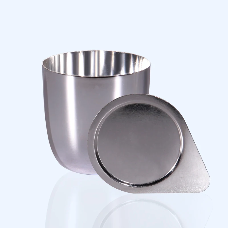 1pcs 30ml silver crucible with cover, experimental supplies, silver crucible with 99.99% silver content