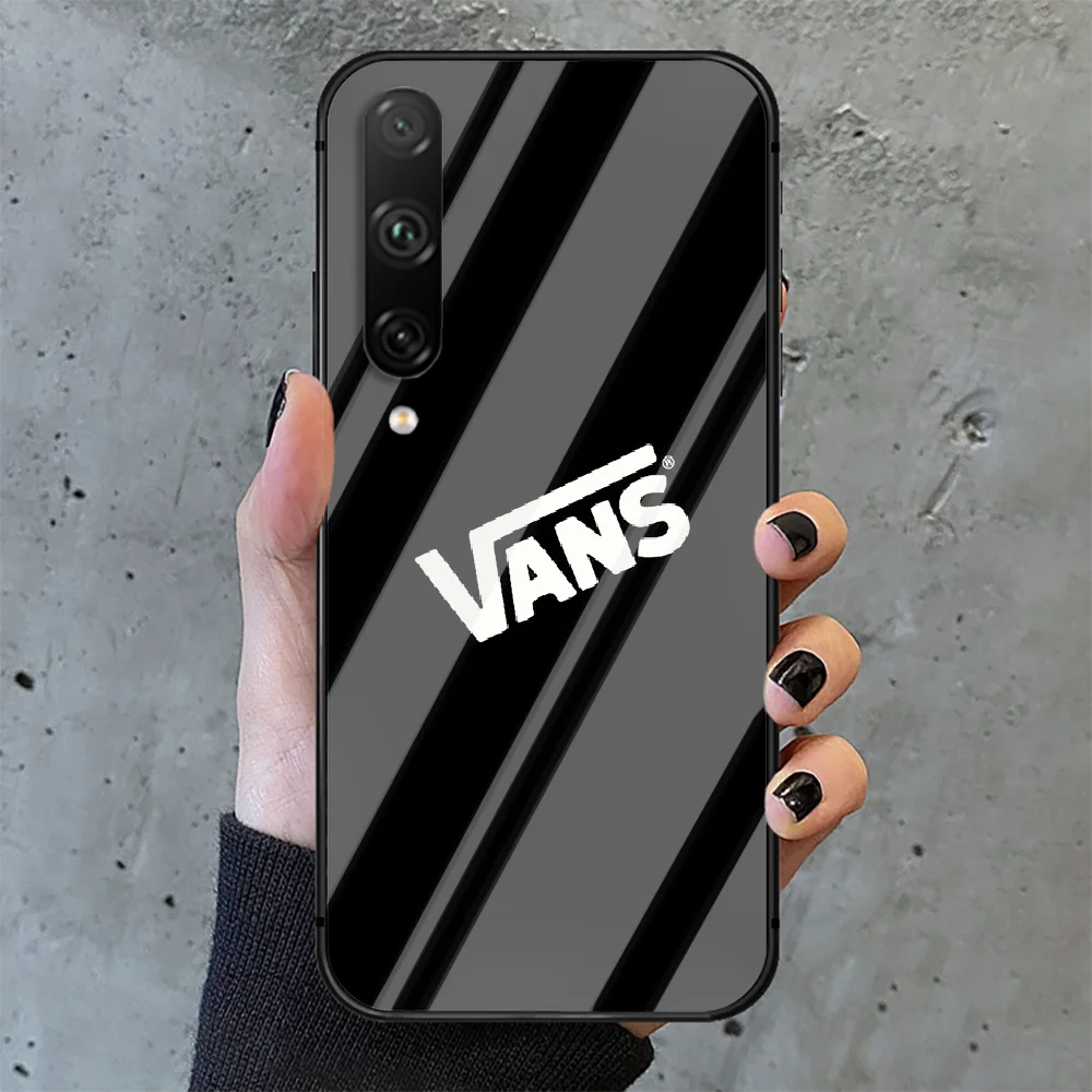 

fashion brand Creativity Phone Tempered Glass Case Cover For huawei honor 7 8 9 10 20 A X S lite i pro Cover Painting Luxury