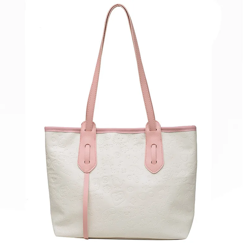 

Модная женская вместительная Повседневная Сумка-тоут, Женская Ручная сумка, женская простая сумка через плечо для женщин