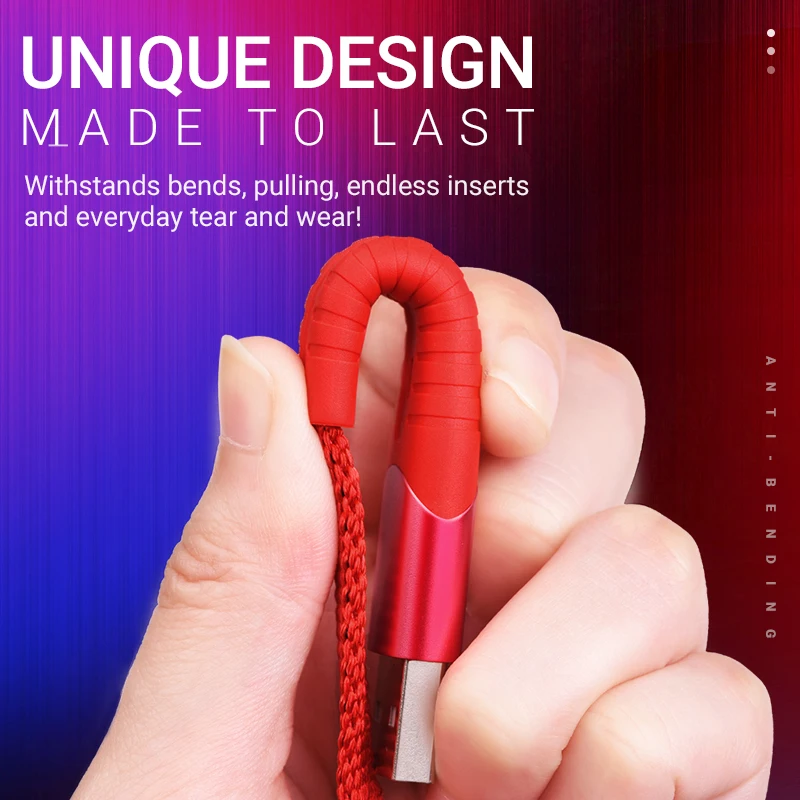 hoco пружинный usb кабель для lightning эластичный провод зарядки и передачи данных