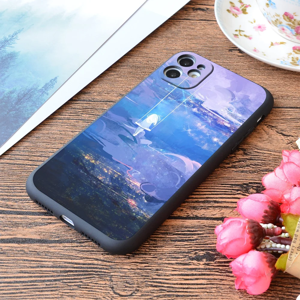 

For iPhone Above The Clouds Print Soft Matt Apple iPhone Case