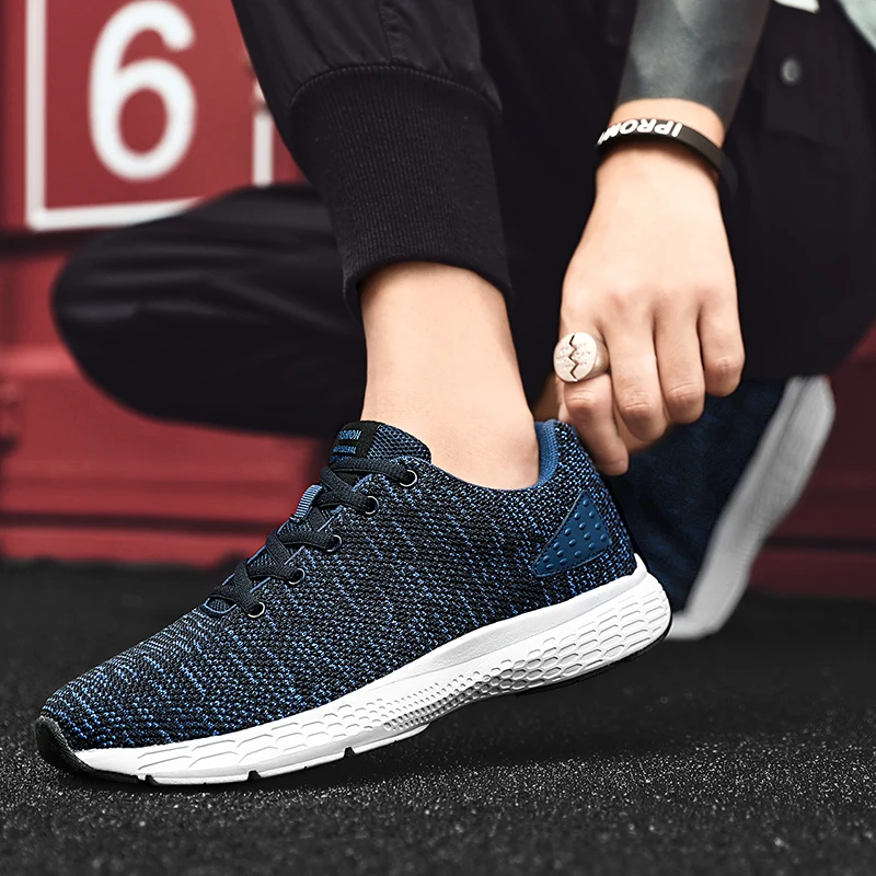 

Fall Men Running Shoes Lightweight Comfortable Fitness Shoes Jogging Shoes Size 39-47 Outdoor Breathable Non-slip Sneakers Men