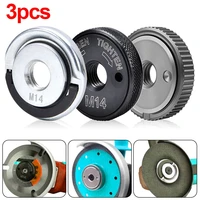 3pcs anti slip angle grinder nuts flange nuts set m14 thread for quick clamping locking release change angle grinder accessories