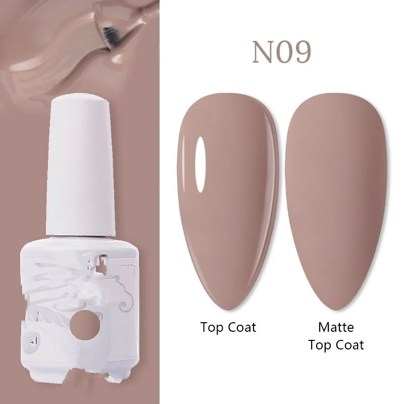 

Nude Colors Series 15ml UV Gel Nail Polish Gel Lacquer Varnish Nail Paint Top UV LED Gel Nail Art Hybrid Soak Off