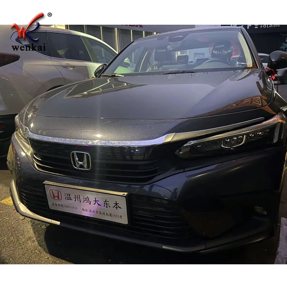 Для 2021 2022 Honda Civic 11 поколения Автомобильная крышка капота двигателя отделка
