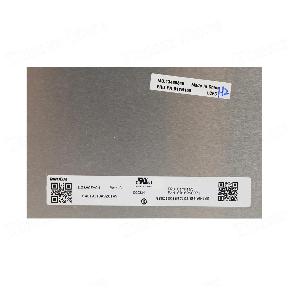 72% NTSC Для P53 ThinkPad P1 P15 T15g Lenovo X1 Extreme 15 6 NV156FHM-N65 01YN166 5D10V82343 N156HCE-GN1 01YN165 подходит N156HCE-EN1 |