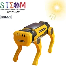 Stem Toys Solar Powered Robot Dog Science Experiment Kit DIY Dog Steam Creative Educational Toys for Children Chirstmas Gifts