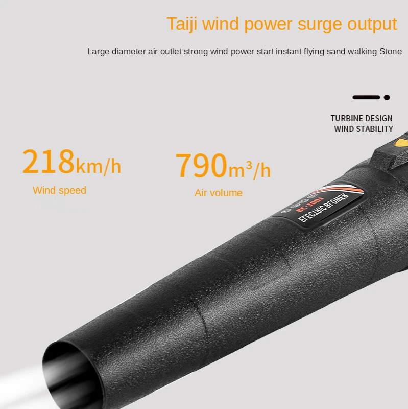 

3500W Snow Blower 6-Speed Adjustment Infinitely Variable Speed Industrial Leaf Blower Storm Fan With 5 Meters Line Power Tool