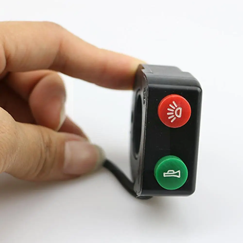 

2021 Lithium Battery Electric Vehicle Extension Cord Two-in-one Headlight Switch Light Button Switch Whistle Horn Modificat B3I5