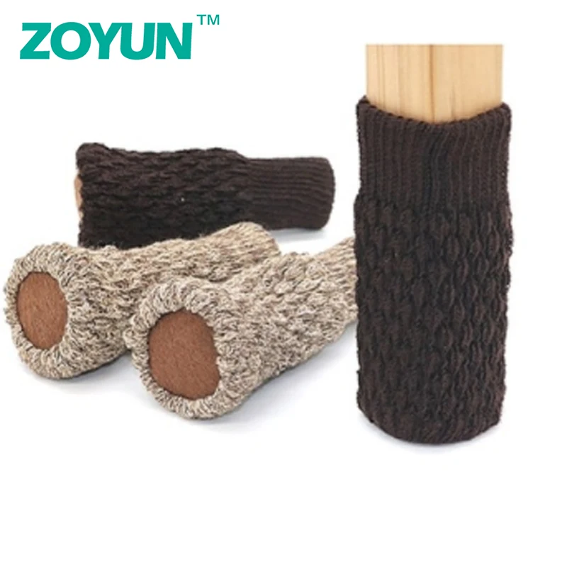 Носки ZOYUN для ножек стула тканевые перчатки защита пола вязаные шерстяные носки