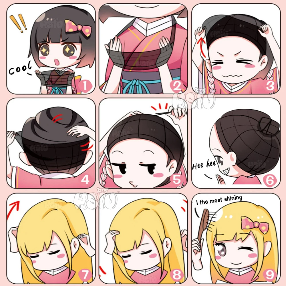 HSIU аниме блуждающая ведьма: Путешествие Elaina Косплей парик длинные серебристые