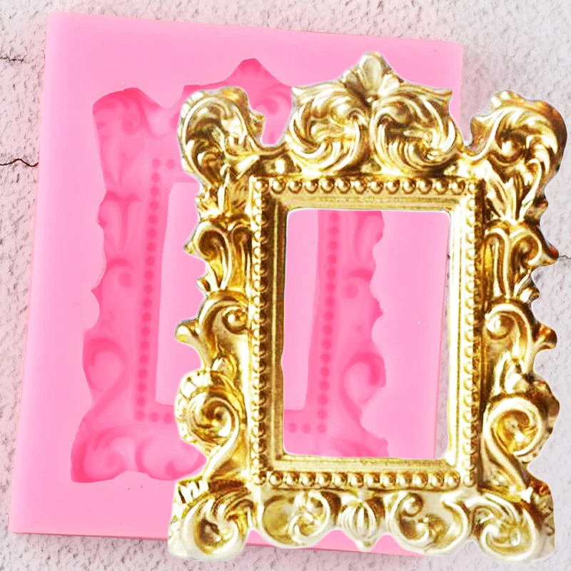 3D рамка торт границы силиконовые формы для пирожных сделай сам украшения