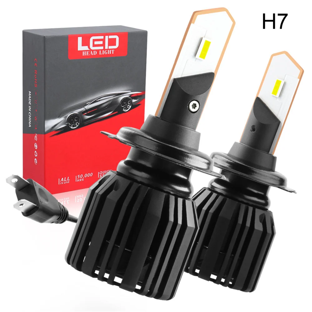 

Led Bulb LED Headlights HB4 HB3 Auto And Motorcycle Accessories Headlamp H4 Diode Lamps H11 H1 9005 9006 9003 6000K Car Lights