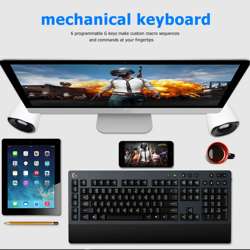 

Gaming Mechanical Keyboards Household Computer Accessories 2.4GHz Bluetooth-compatible for Logitech G613 Wireless LIGHTSPEED