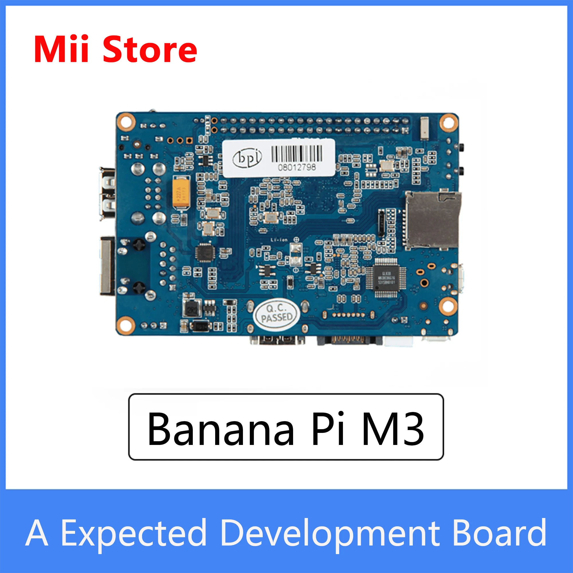 8 ядерный процессор Banana Pi M3 Allwinner A83T 1 ГГц мощная Плата ЦП LPDDR3 + Гбит/с EMMC макетная