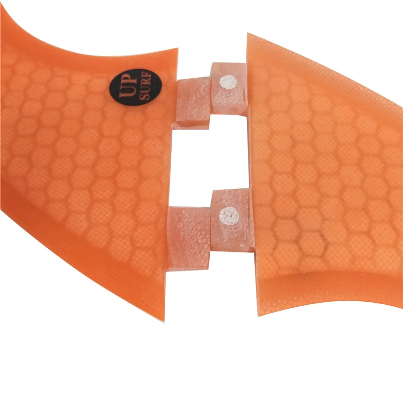Surfboard fins Double Tabs S/M+GL fin Honeycomb Carbon Fibreglass Quad set 4pcs upsurf logo | Спорт и развлечения