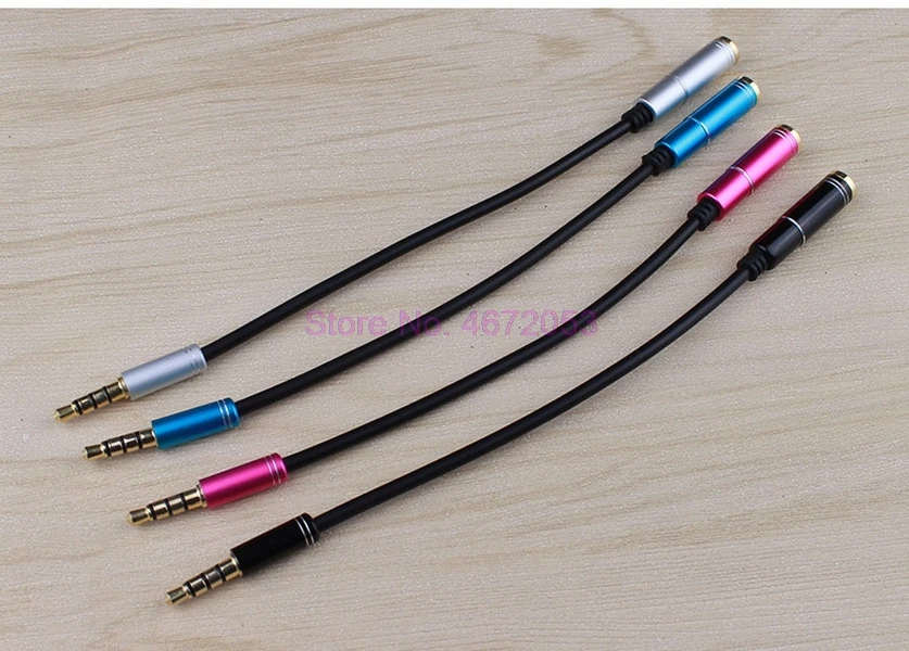 1000pcs 3.5mm Audio Converter OMTP/CTIA Male to Female Headphone Cable for Mp3 Phone Tablet Desktop | Электроника