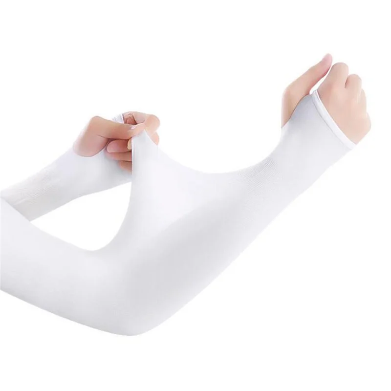 1 пара шелковых солнцезащитных манжет летние рукава для верховой езды бега