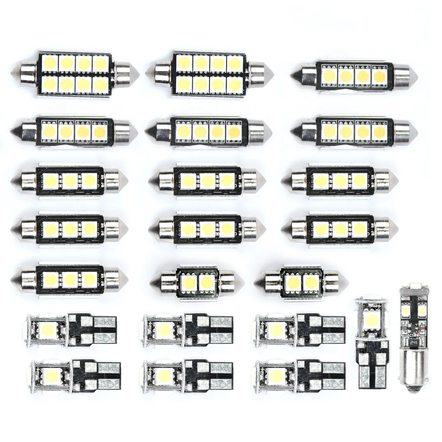 23×White LED Car Interior Dome Lamp Ceiling Light Kit for BMW X5 E53 2000-2006 *Comes with perfect heat resistance design | Автомобили и