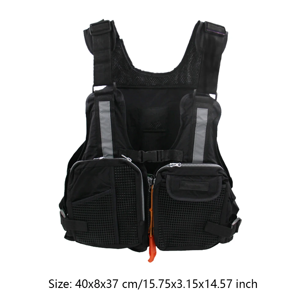 

Breathable Fishing Vest Outdoor Sports Fly Swimming Adjustable Vest Fishing Tackle Fishing Life Jacket Foam Buoyancy Vest