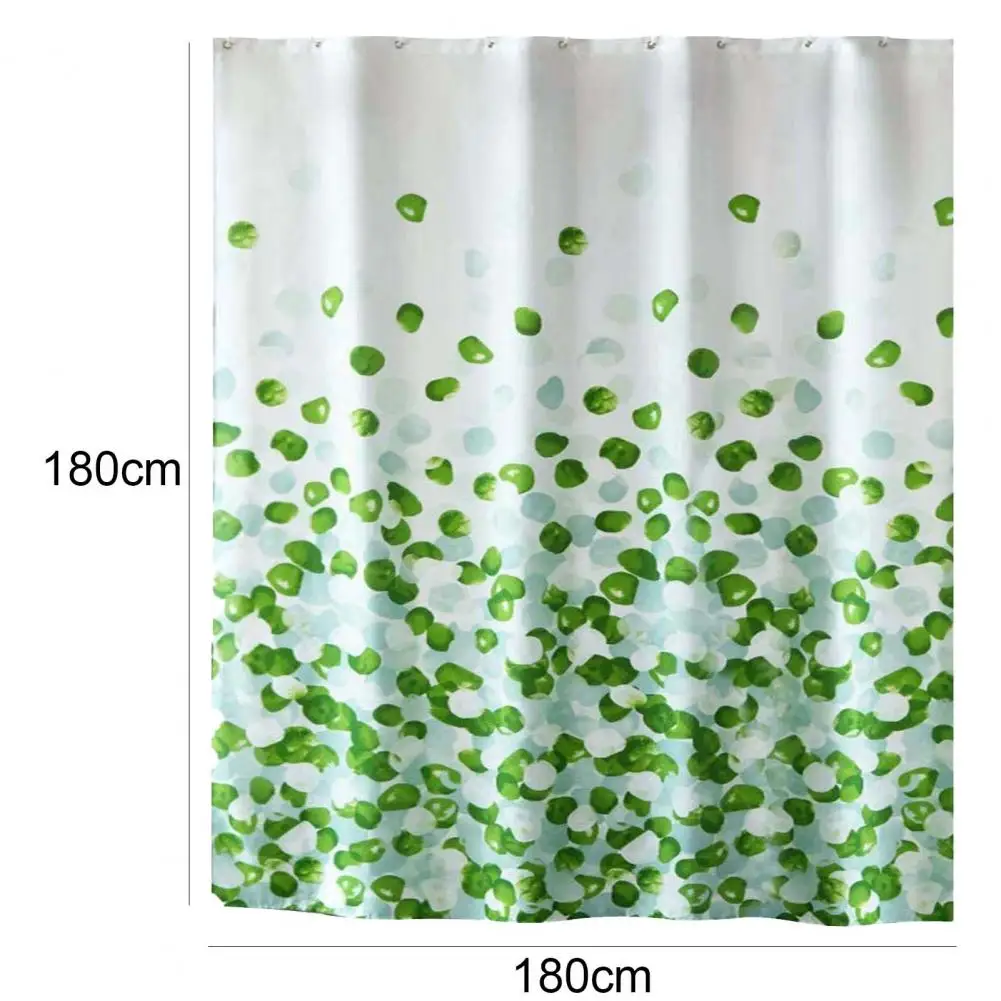 Современная занавеска для душа с 12 крючками ванны водонепроницаемая