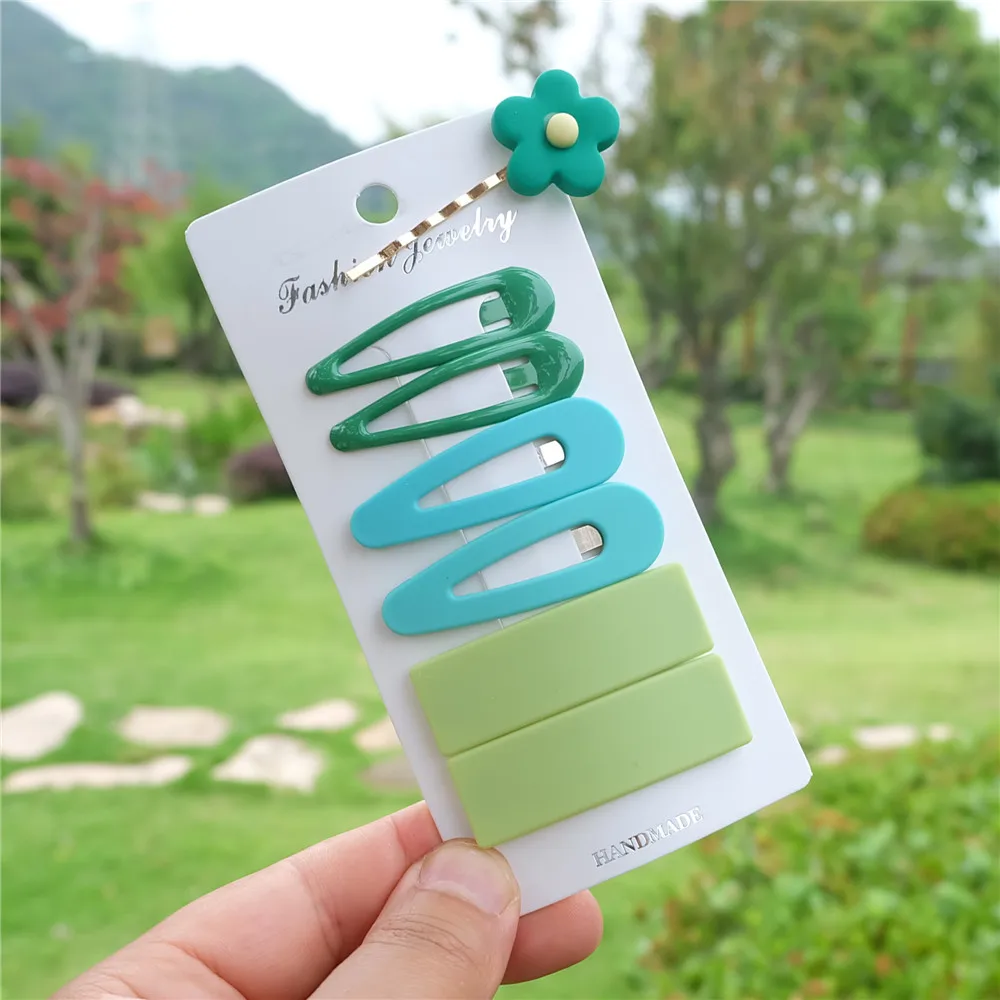 7 шт./компл. милые заколки для волос карамельных цветов девочек женщин детей kawaii