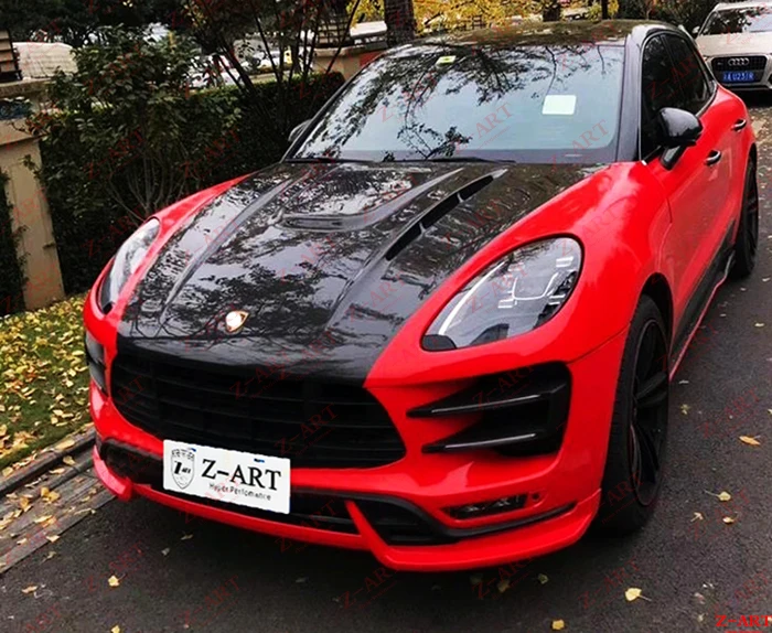 Z-ART 95B Macan Boxter углеродное волокно капота двигателя для Mcan S крышка 95B.1 | Автомобили и