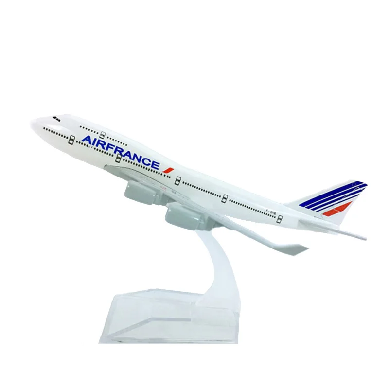 Модель самолета из металлического сплава 16 см 1:400 масштаб 747 B747| |