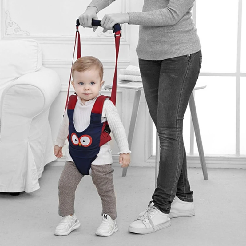 

Baby Walking Harness Adjustable Toddler Walking Assistant Hand Held Standing Walk Learning Helper Breathable for Infant