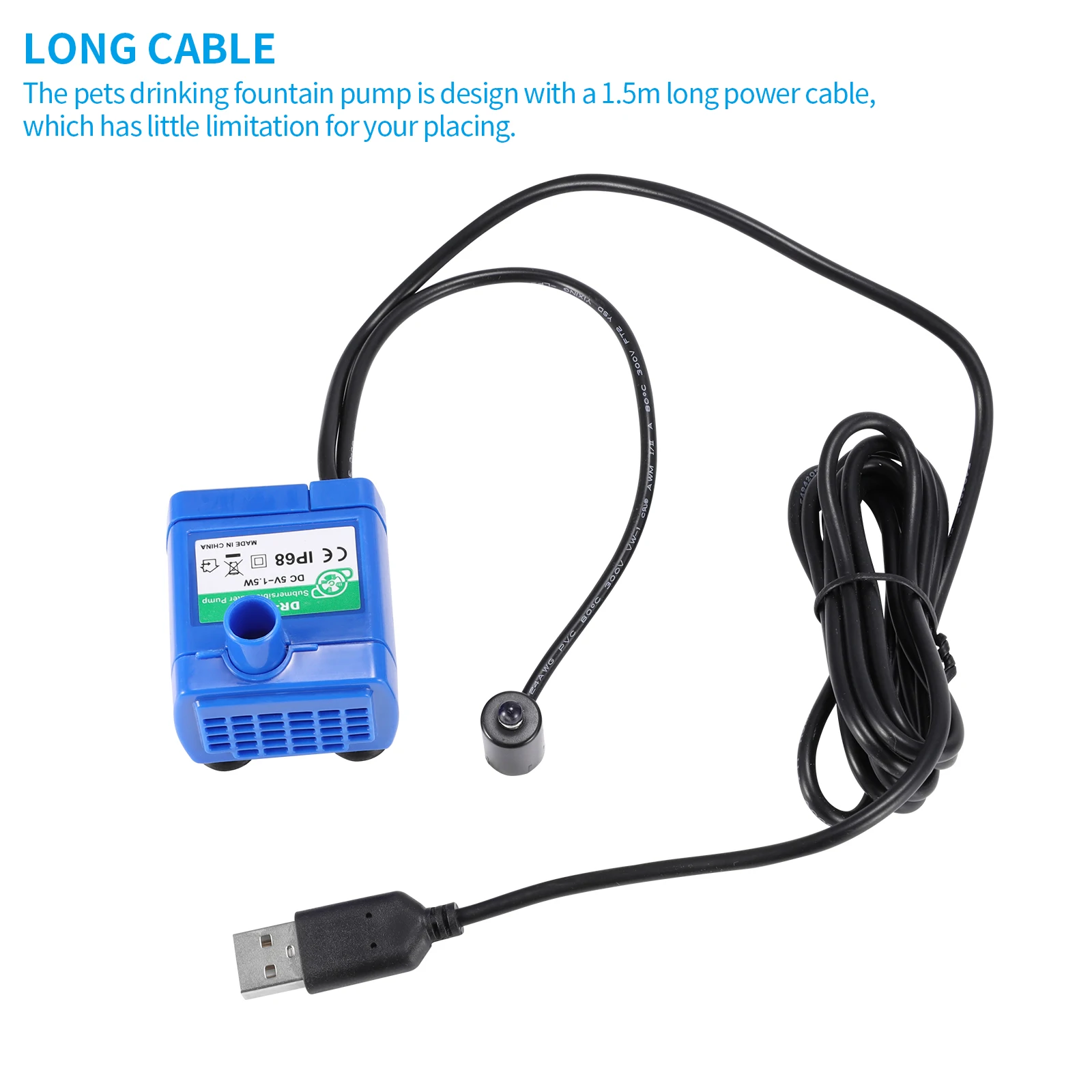Домашнее животное Кошка Собака Щенок питьевой воды фонтан с глушителем насос