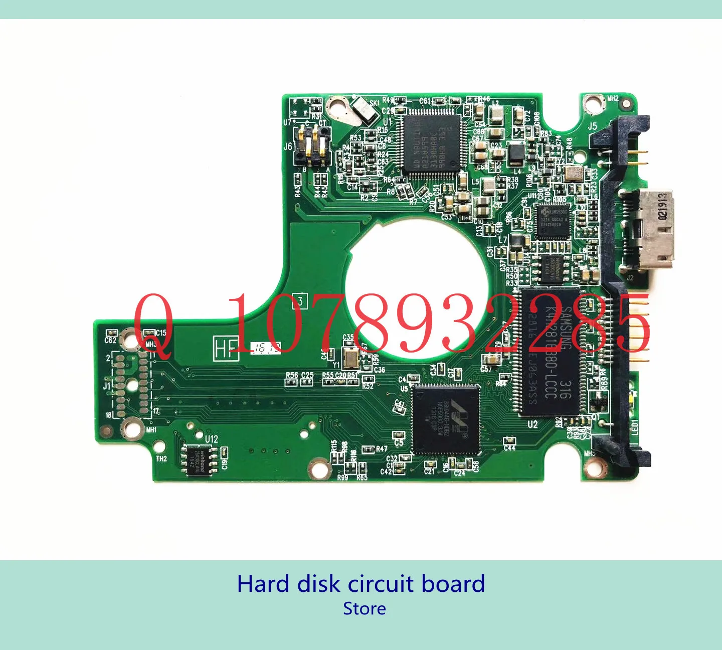 

2060-771961-000 REV P1/печатная плата Western Digital для жесткого диска/771961-F00 771961-G01 / WD10JMVW,WD10JPVX