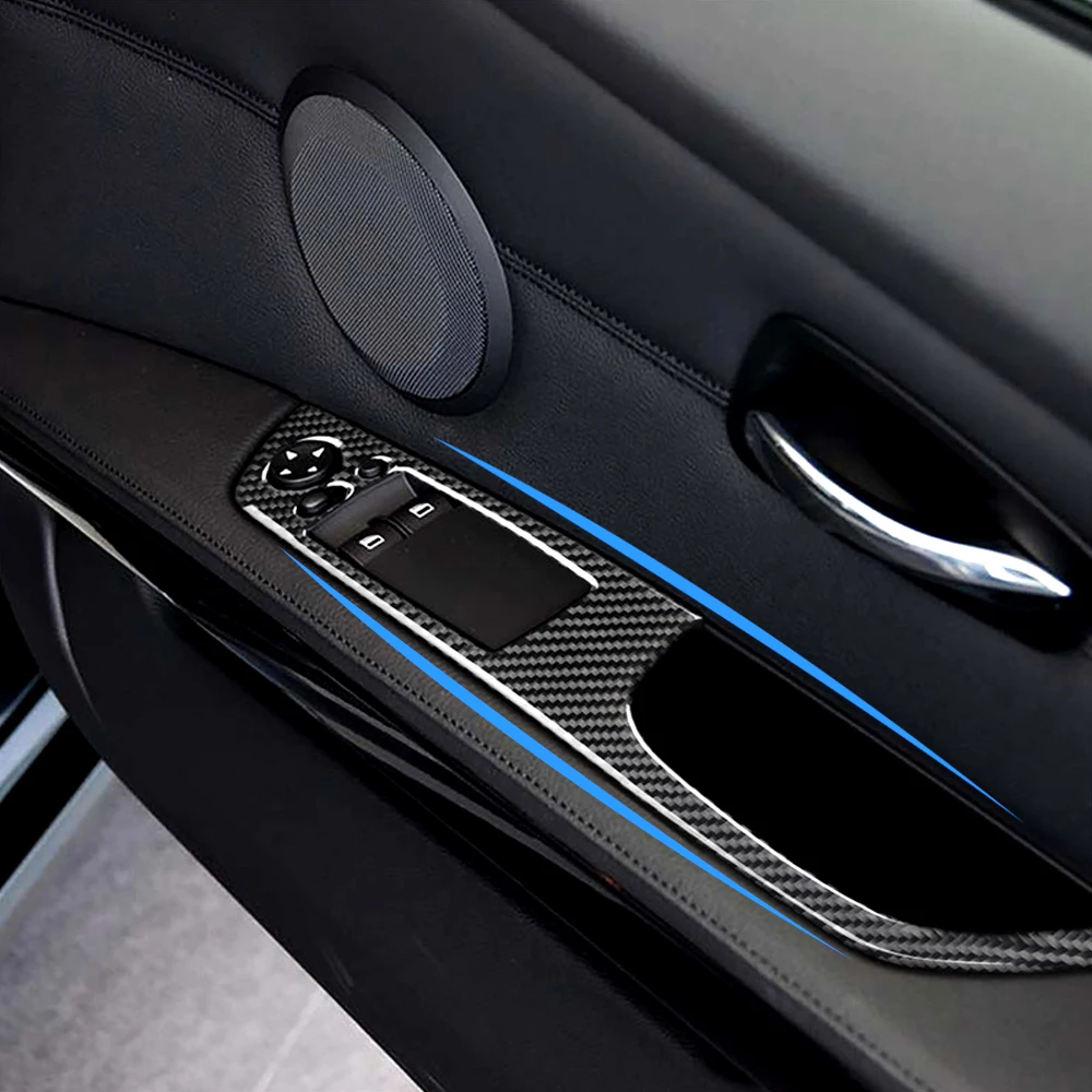 Автомобильный оконный переключатель подъемная кнопка панель накладка наклейка