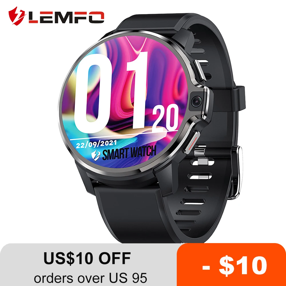 LEMFO LEMP Smart Watch 4G Android 9.1 Dual System 128GB LTE GPS 1050 mAh Man Smartwatch 2021 Camera для мужчин|Смарт-часы| |