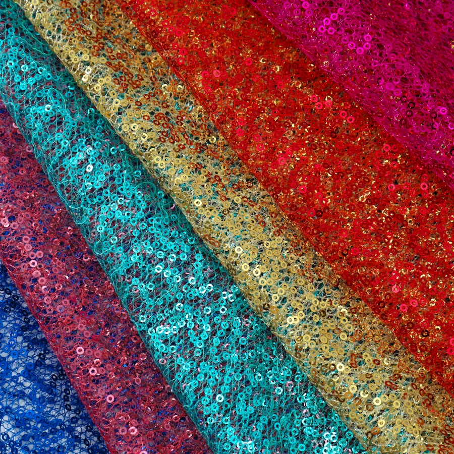 5 ярдов кружева сетки Нижняя полная версия 3 мм по всему небом звезды блестки