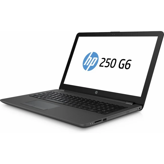 Ноутбук HP 250 G6 5PP07EA Intel Core i3 7020U/4Gb/128Gb SSD/DVD-RW/15.6&quot FHD/Intel HD Graphics 620/Cam/WiFi+BT/DOS/Dark Grey |