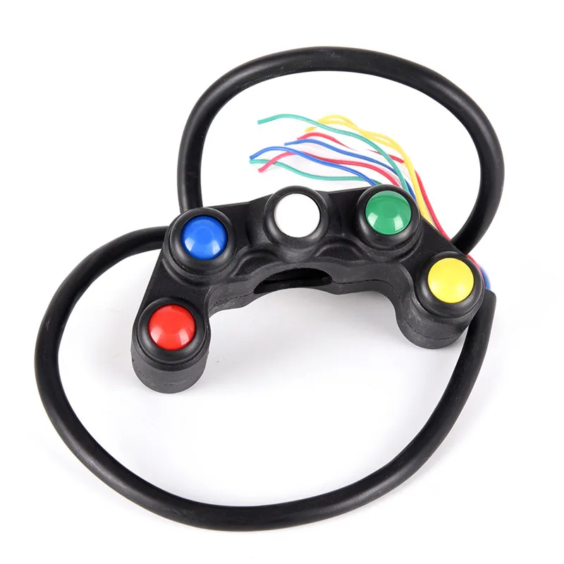 Горячая Распродажа 5 Кнопка 7/8 &quotРуль/светильник/ВКЛ-ВЫКЛ Водонепроницаемый