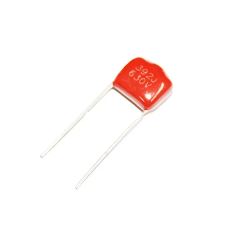 50pcs CBB 392 630V 392J 0.0039uF 3.9nF P10 CBB22 Metallized Polypropylene Film Capacitor | Электронные компоненты и