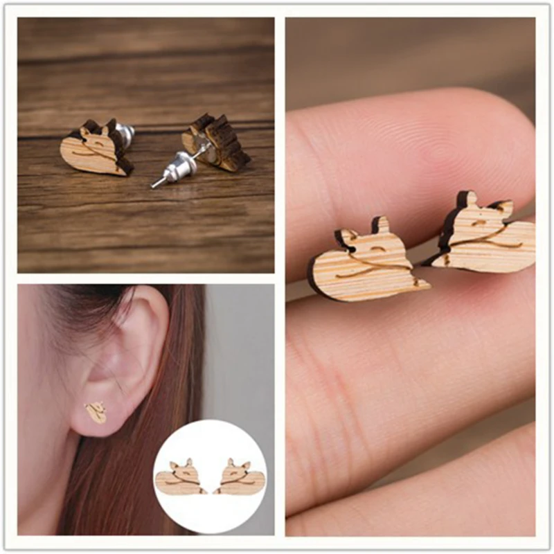 6 пар/компл. панк творческий в форме цветка короны крылья с изображением