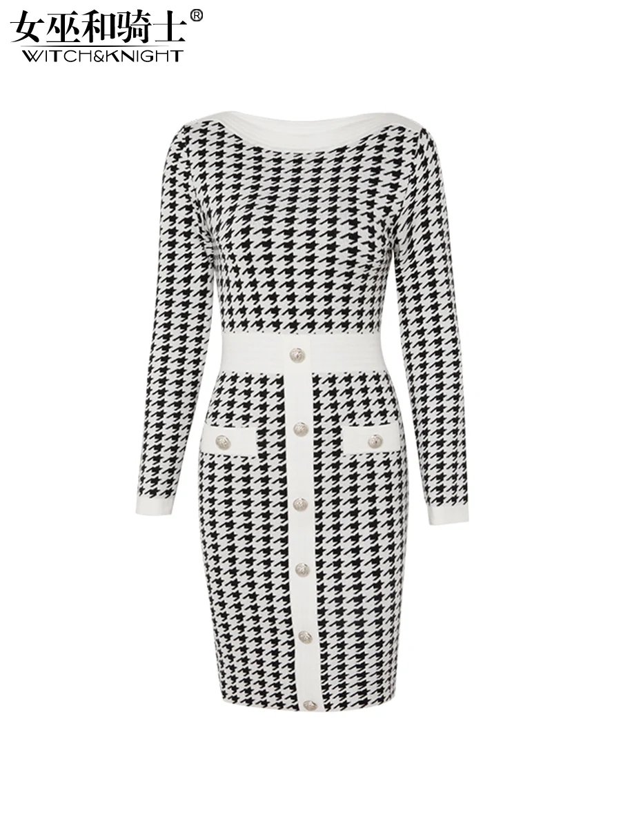 

Fanqianniao Knitted Skirt Can Be Worn in Spring, Autumn Winter of 2021