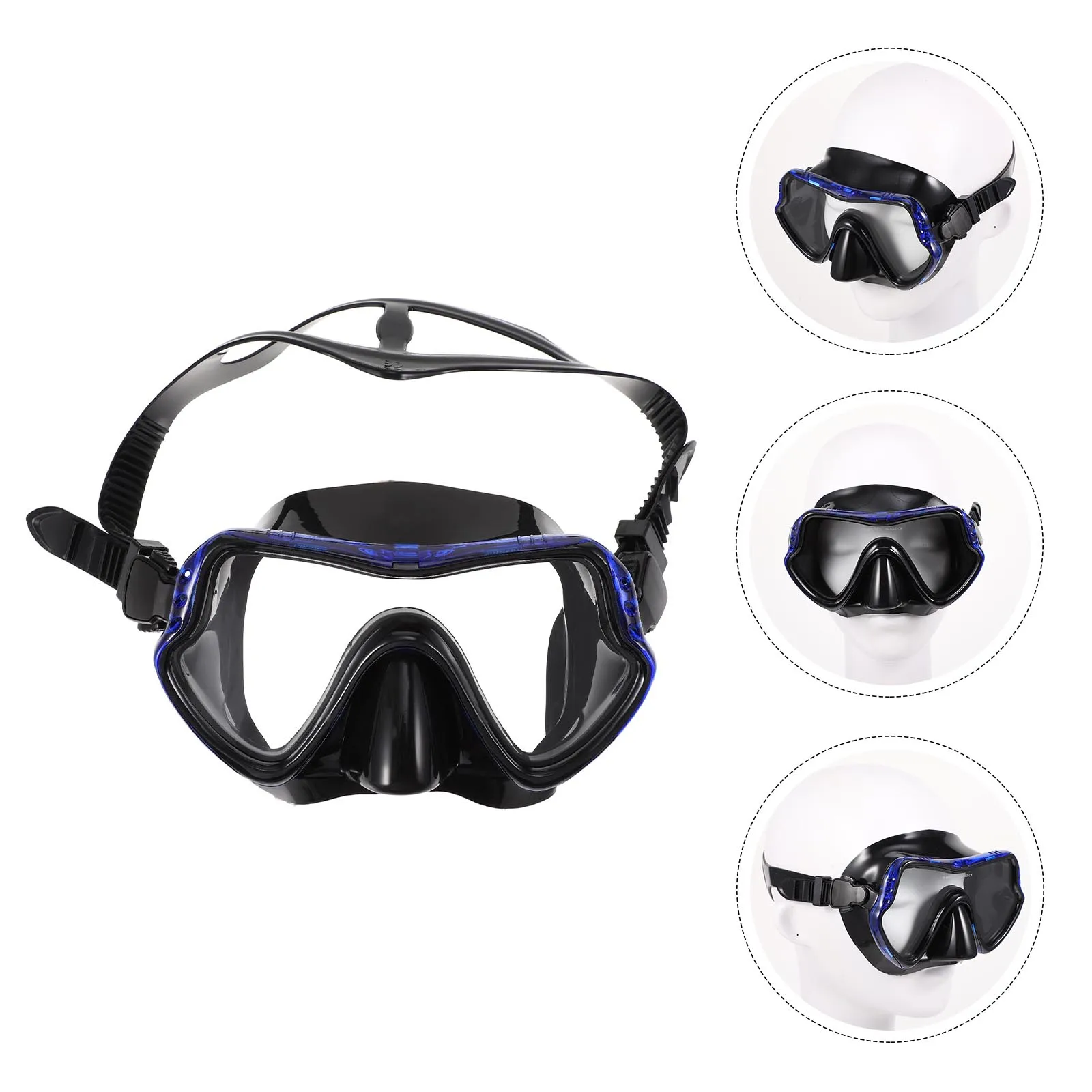 

1 Set Adult Snorkeling Mask Snorkel Set Compact Lightweight Snorkeling Gear