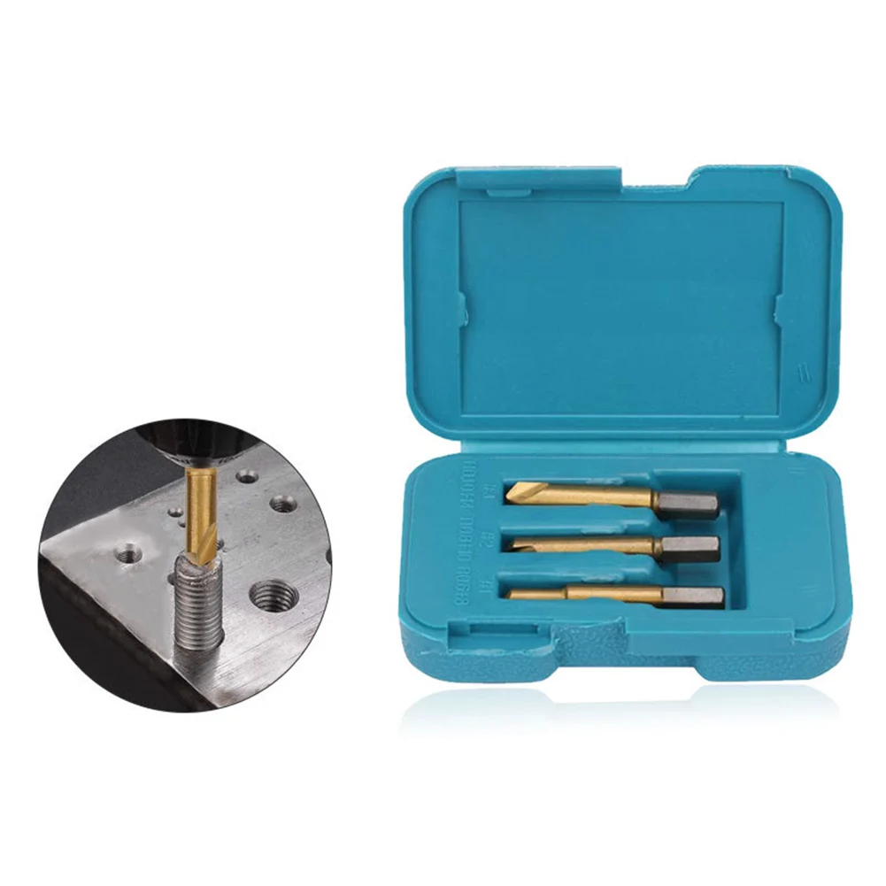 

3pcs/Set High-Speed Steel Screw Extractor Drill Bits Damaged Screw Extractor Bolt Extractor Repair Tools Accessorie Screw Remove
